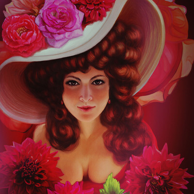 Lady in Bloom