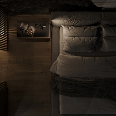 Stone Bedroom (Night)
