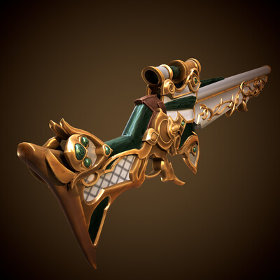 Stylized rifle