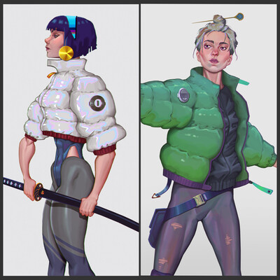 Cyberpunk characters