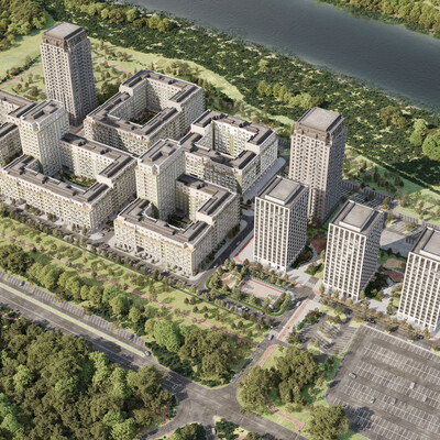 Residential complex Oktyabrsky on Tura, Brusnika, Tyumen