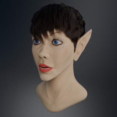 Bust of an elf