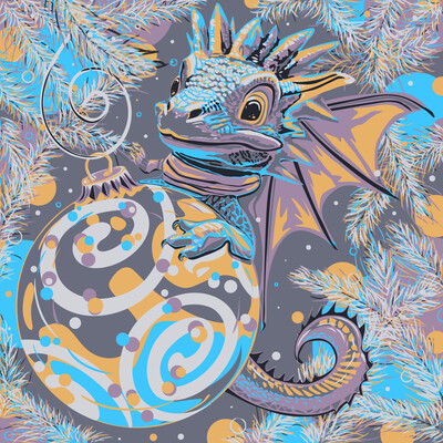 Little dragon for the holiday