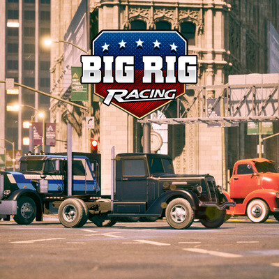 Models trucks from mobile game - BIG RIG Racing
