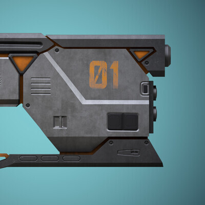 Sci-Fi Gun Pistol