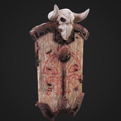 Shield with ram