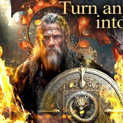 Flame of Valor. Turn any image into 3D