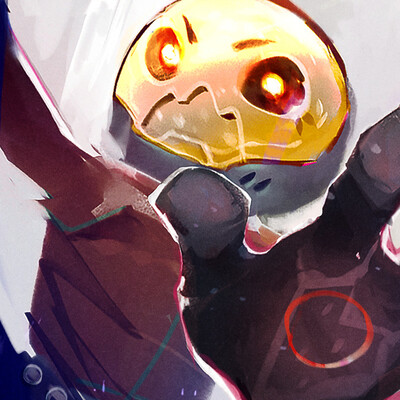 Skateball tournament - WIP Illustration.