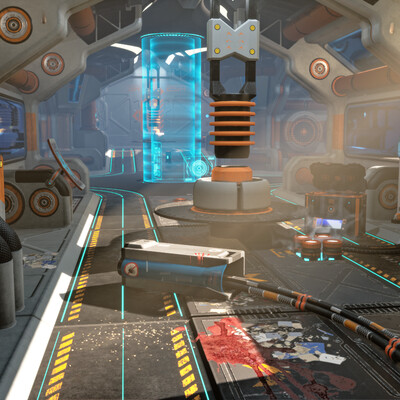 Location in SCI-FI style