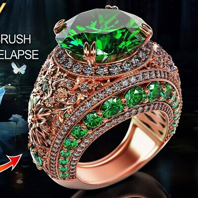 Moonlit Elegance Ring.