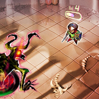 BossFight - Isometric scene