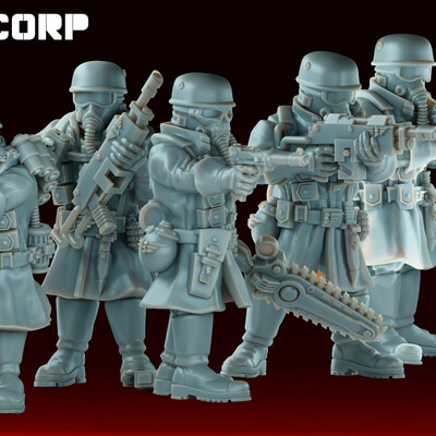 SteelCorp 1st squad