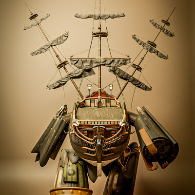 A walking ship