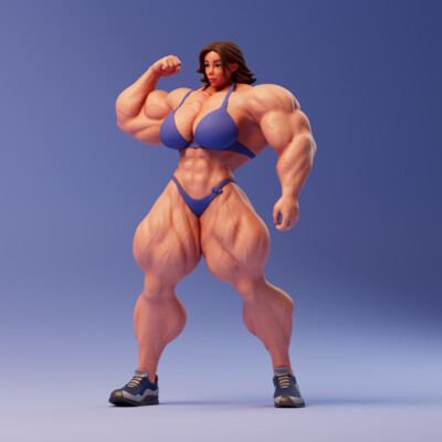 Bodybuilder girl