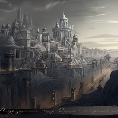 A dilapidated city on the edge of the empire.