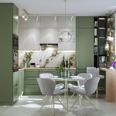 Studio apartment for a young girl.