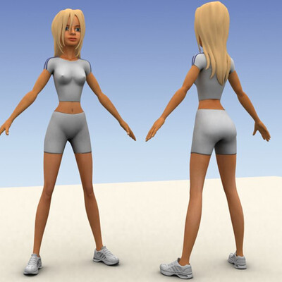 sporty girl