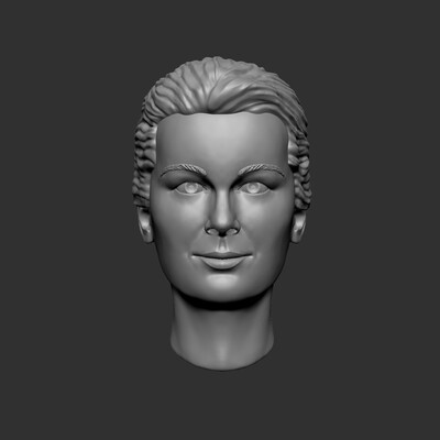 Woman head sculpt