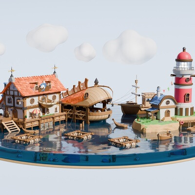 The lighthouse and Inn