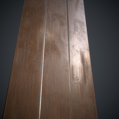 Material: Varnished old wood