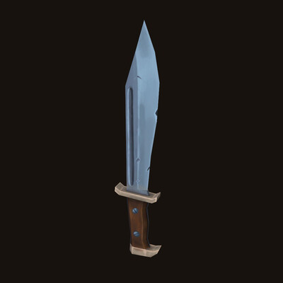 HandPainted Rembo knife
