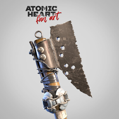 "Lisa" axe - post apocalyptic weapon | Atomic Heart fan art