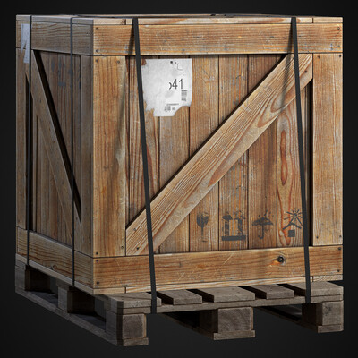 Wooden crates
