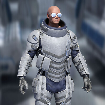 Warrior - 3D Character Model - Science Fiction