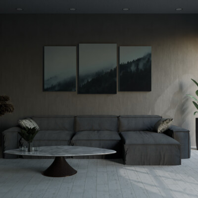 Photorealistic interior render