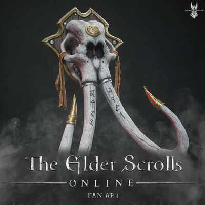 Rune-Carved Mammoth Skull from The Elder Scrolls Online