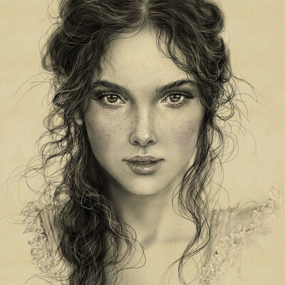 Eyes of Destiny, Portrait of a Young Fortune Teller.