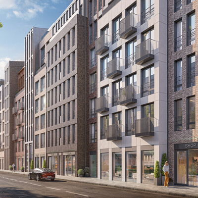 Visualization of the premium Kurskaya residential complex
