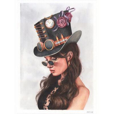 Steampunk watercolor
