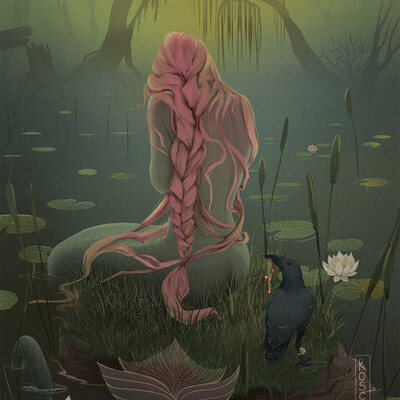 Mermaid illustration for #mermay2023 challenge