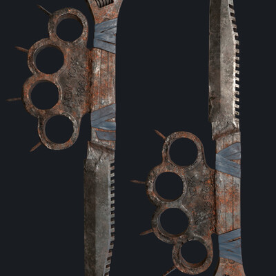 Knife from the world of post-apocalypse