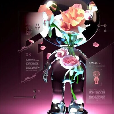 Card from the Five Senses video collection. Smell