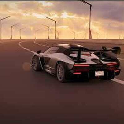 McLaren Senna, animated demo video, full creation cycle