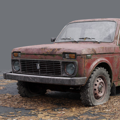 Abandoned Vaz-2121 "Niva"