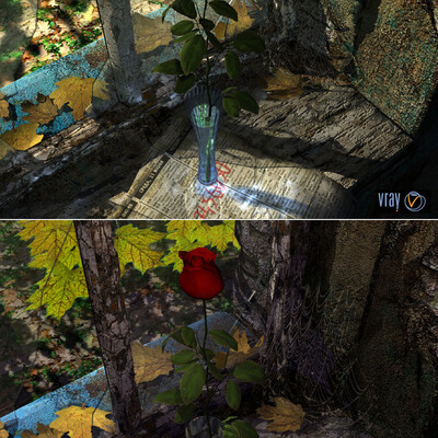 Lonely rose
