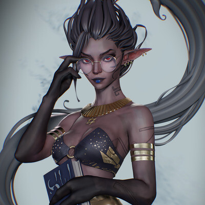 Girl with a book