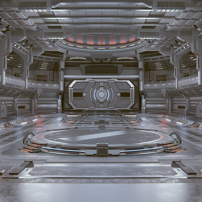 Sci-fi Rework Hangar Quantum