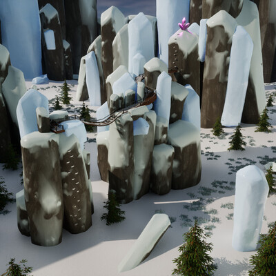 Stylised winter level