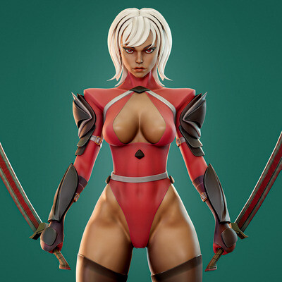 Stylized Girl Knight