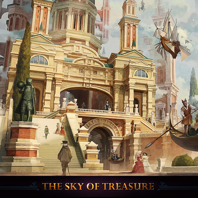 The Sky of Treasure: Flying city