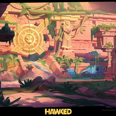 HAWKED - concept art of the location