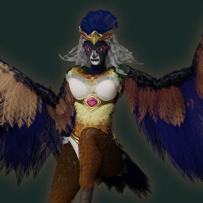 Harpy Collared Arasari