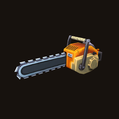 HandPaint chainsaw