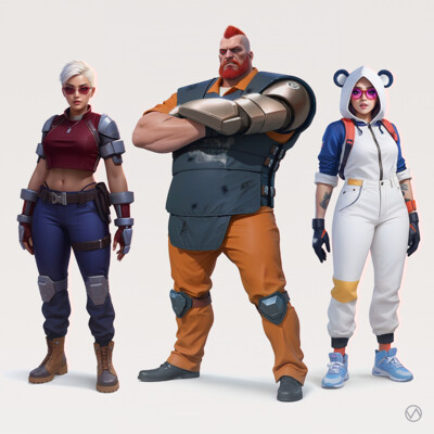 Shooter characters