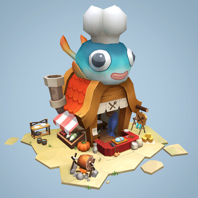 Fish Shop Building