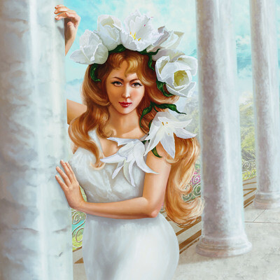 Stranger Lady in white